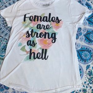 💛5 for 25💛women’s tee Females are strong as hell
